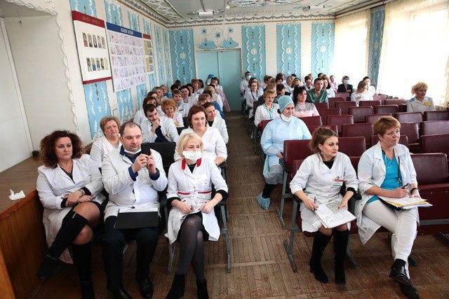 В УЗ «Климовичская ЦРБ» прошли учения по действиям медицинского персонала при поступлении больного с подозрением на COVID-19