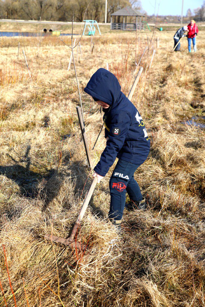 10 апреля на Климовщине прошел районный субботник