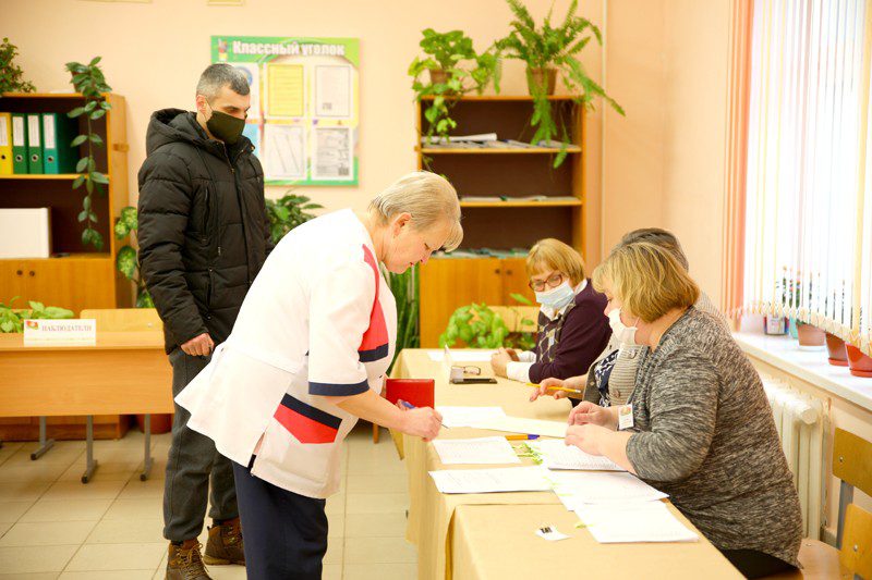 Климовчанка Любовь Щербакова: "Я голосую за будущее своих детей и внуков!"