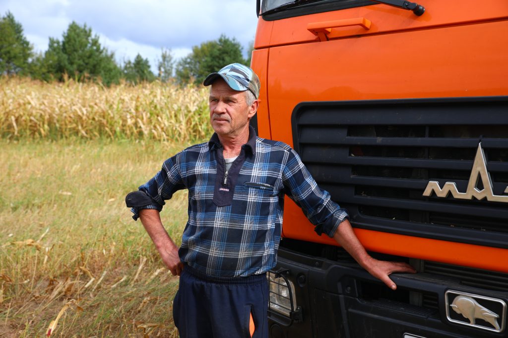 В КСУП «Михалинский» Климовичского района ведут сев озимых и убирают кукурузу на силос