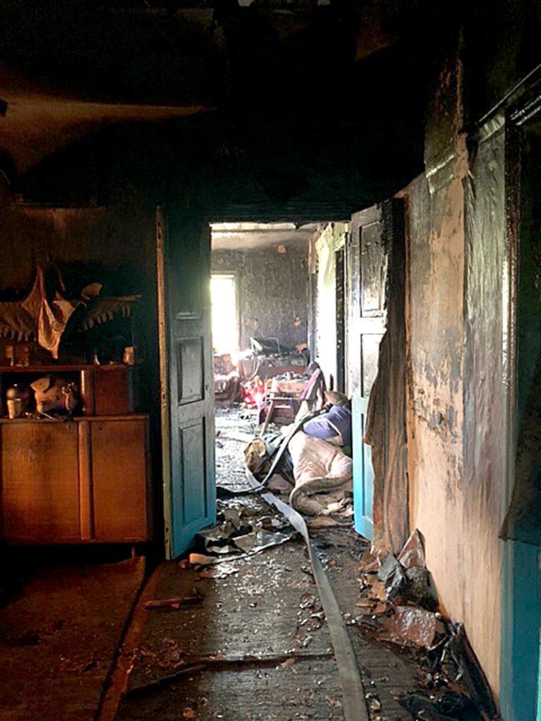 В Климовичах на пожаре погиб человек