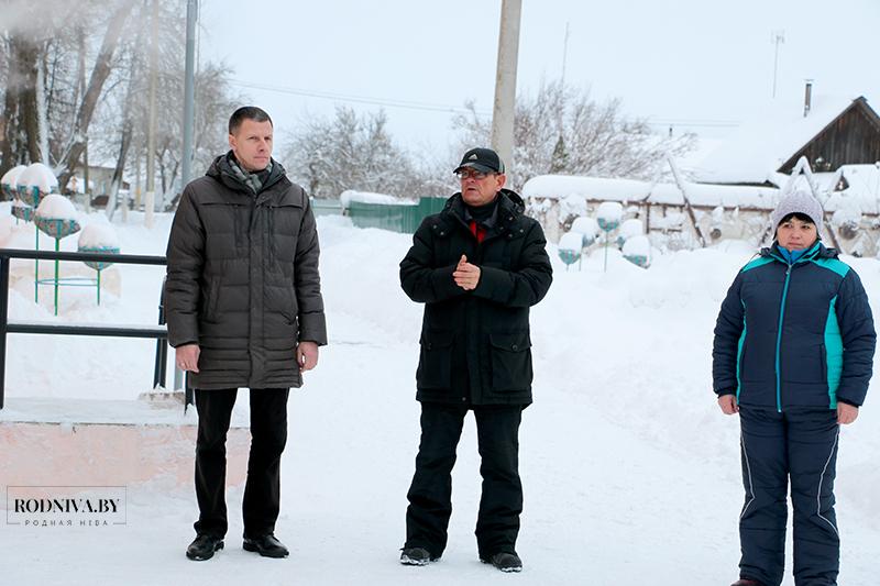В Климовичах проходят соревнования «Снежный снайпер»