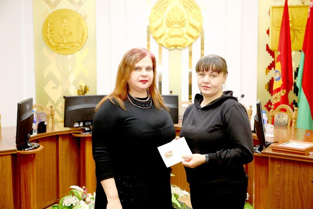 В Климовичском райисполкоме наградили лучших спортсменов