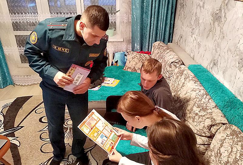 Акция «Безопасность в каждый дом!» шагает по Климовщине