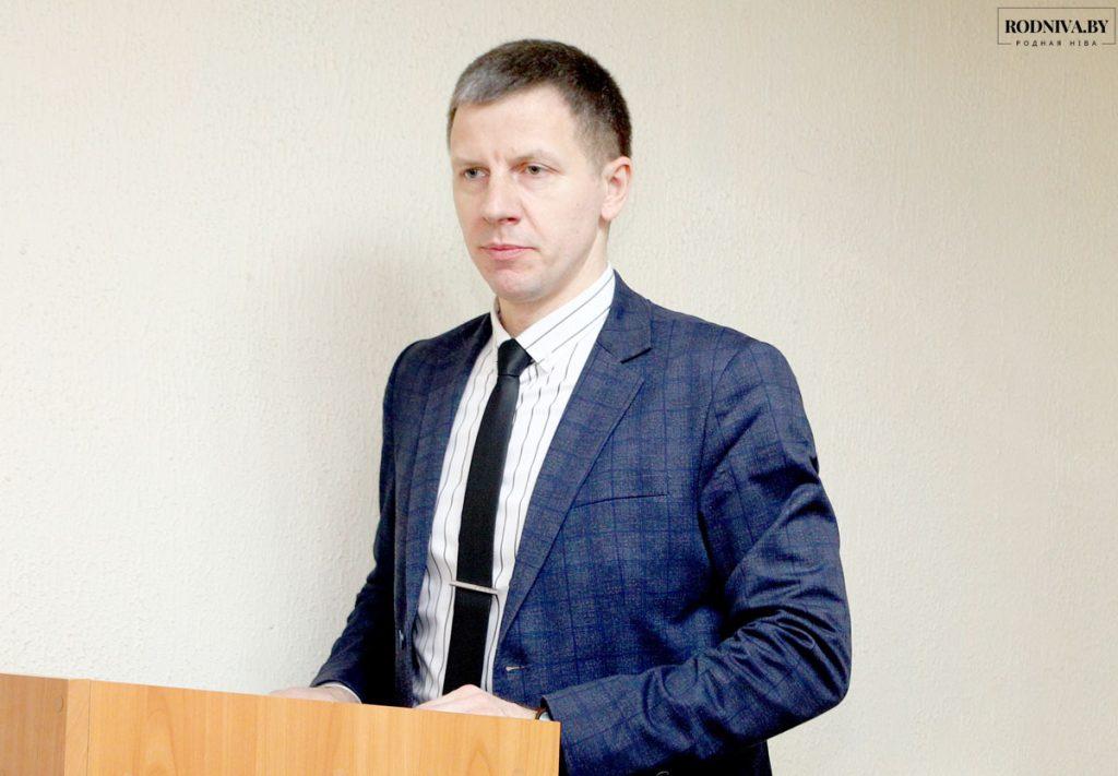 Глава Климовичского района Дмитрий Хайновский провел встречу в УКП "Коммунальник"