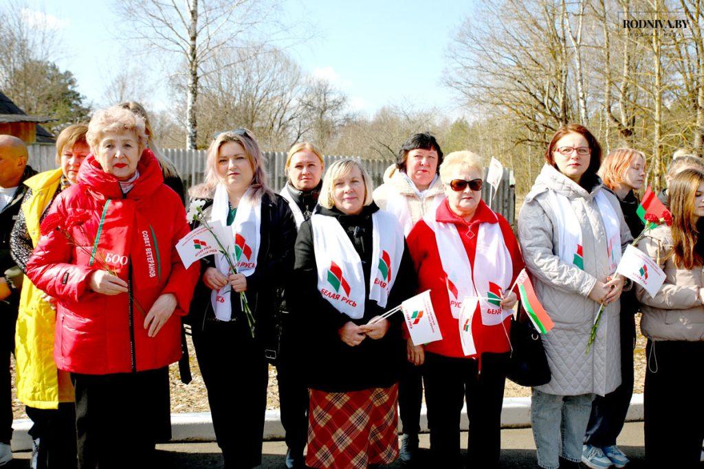 В деревне Коноховка Климовичского района состоялся траурный митинг