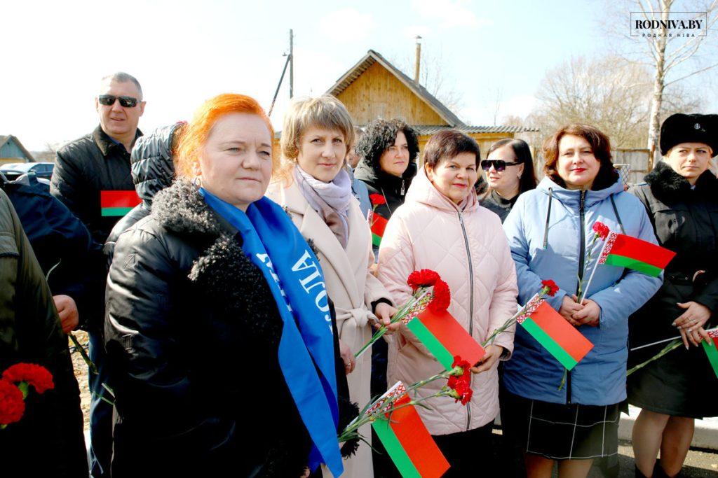 В деревне Коноховка Климовичского района состоялся траурный митинг