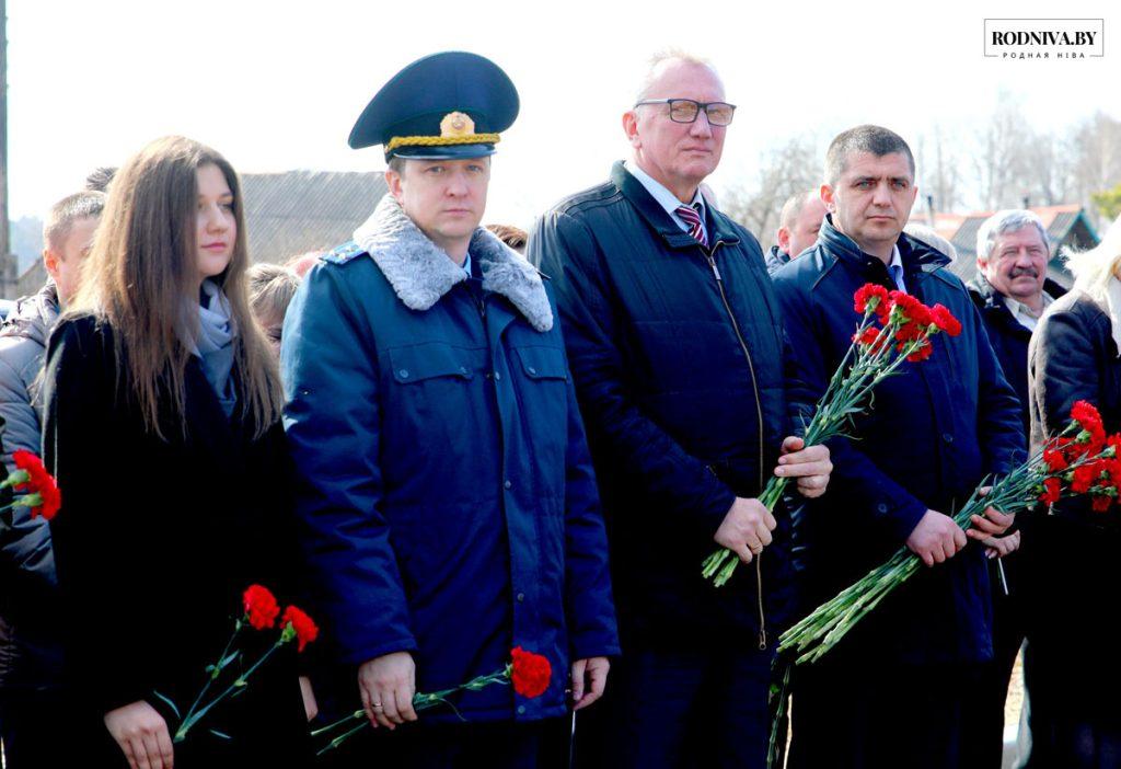 В деревне Коноховка Климовичского района состоялся траурный митинг