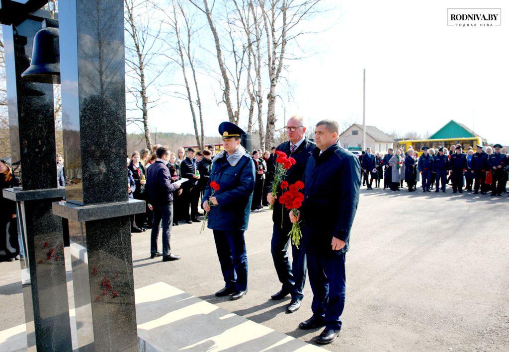 В деревне Коноховка Климовичского района состоялся траурный митинг