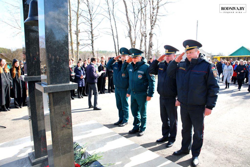 В деревне Коноховка Климовичского района состоялся траурный митинг