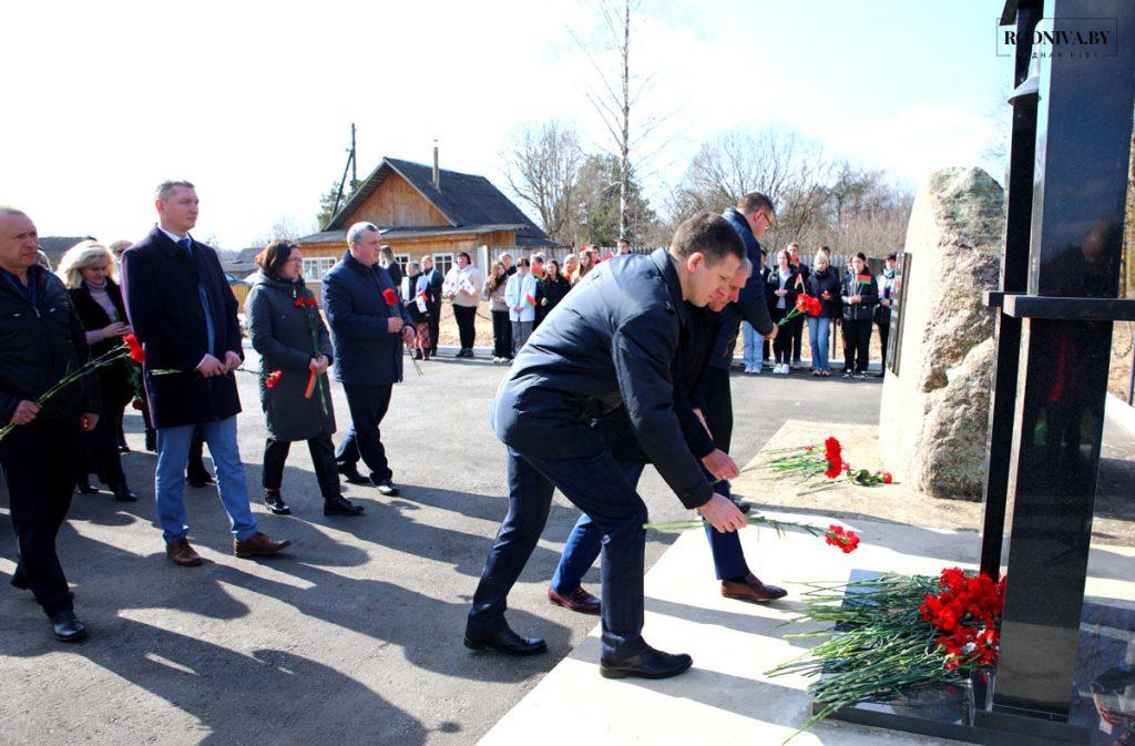 В деревне Коноховка Климовичского района состоялся траурный митинг