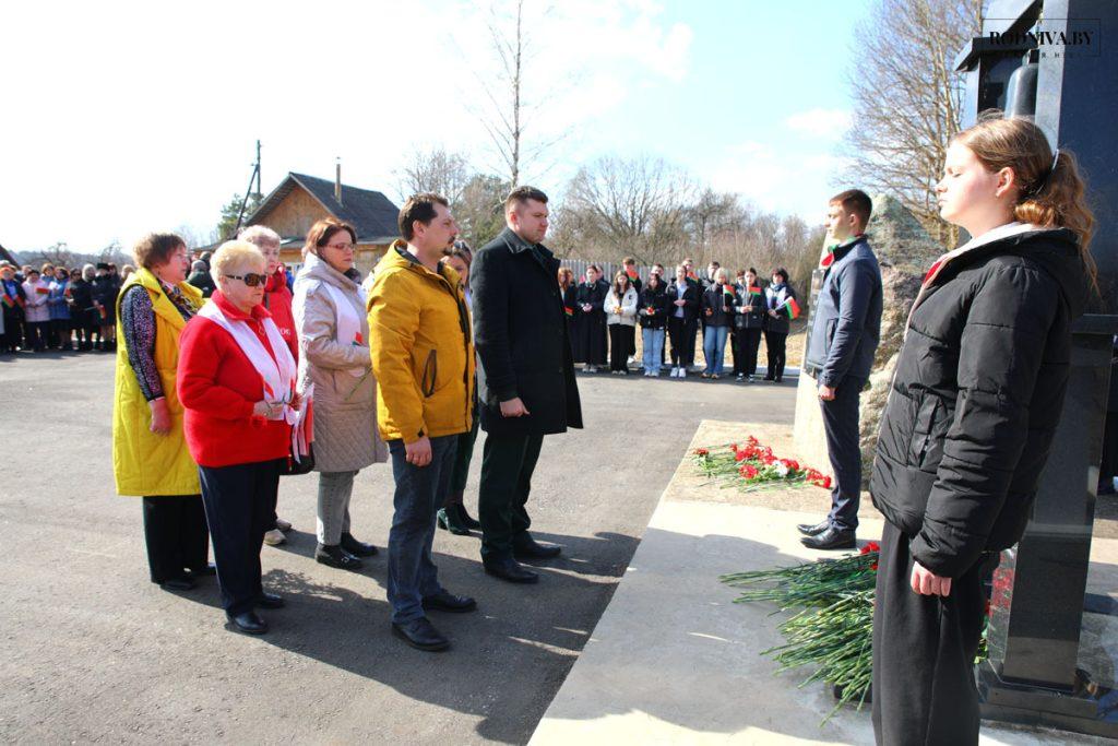 В деревне Коноховка Климовичского района состоялся траурный митинг
