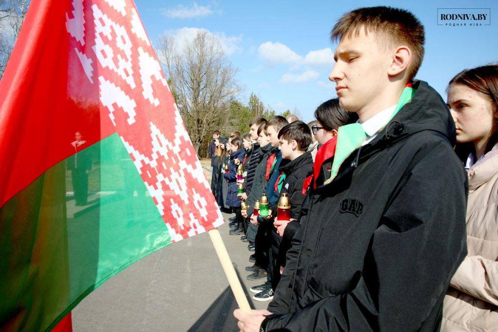 В деревне Коноховка Климовичского района состоялся траурный митинг