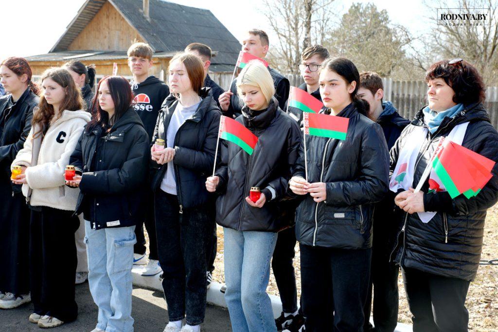 В деревне Коноховка Климовичского района состоялся траурный митинг