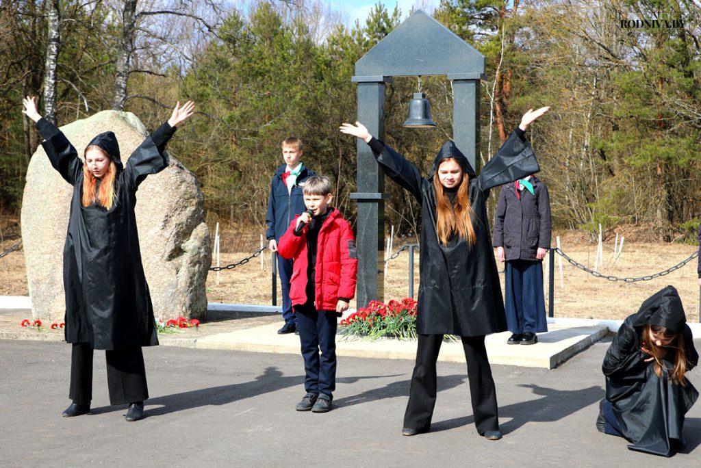 В деревне Коноховка Климовичского района состоялся траурный митинг