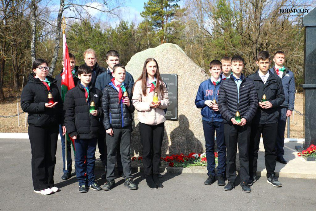 В деревне Коноховка Климовичского района состоялся траурный митинг