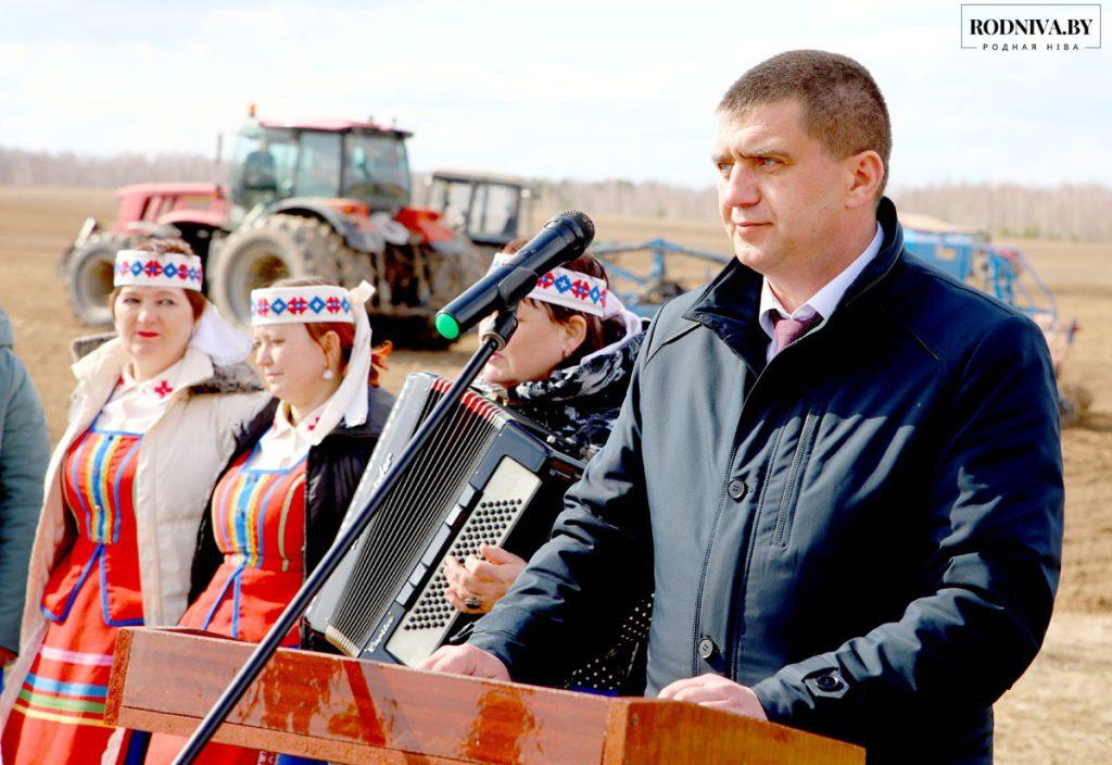 Районные засевки провели в ОАО «Племзавод «Тимоново»