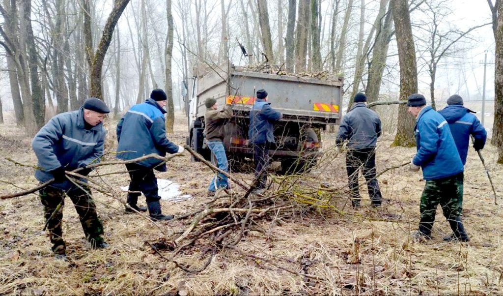 ФОТОФАКТ: районный субботник на Климовщине