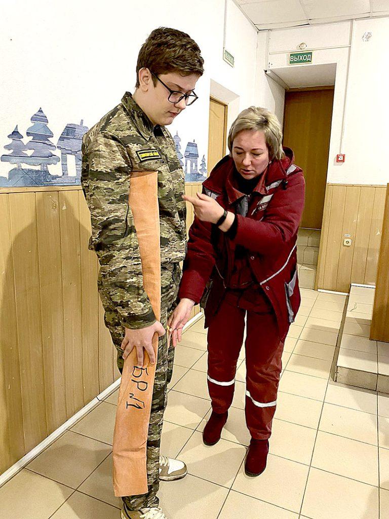 Специалисты Климовичской ЦРБ учили оказывать первую медицинскую помощь