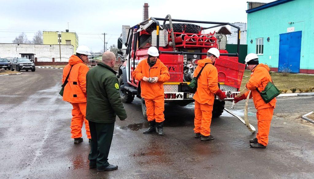 В Климовичском лесхозе проверили готовность лесопожарных команд