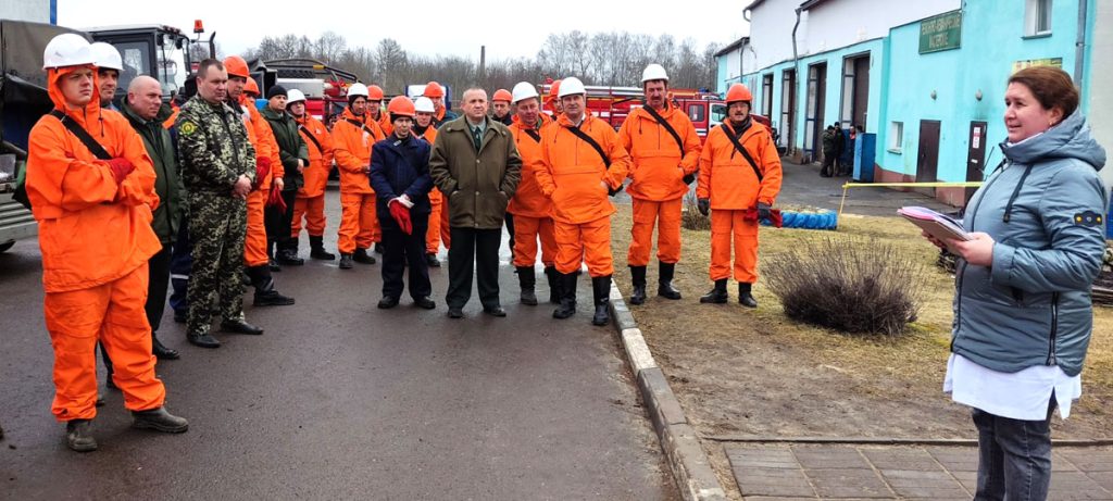 В Климовичском лесхозе проверили готовность лесопожарных команд