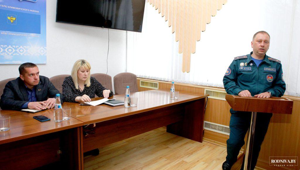 В Климовичском лесхозе провели единый районный день охраны труда