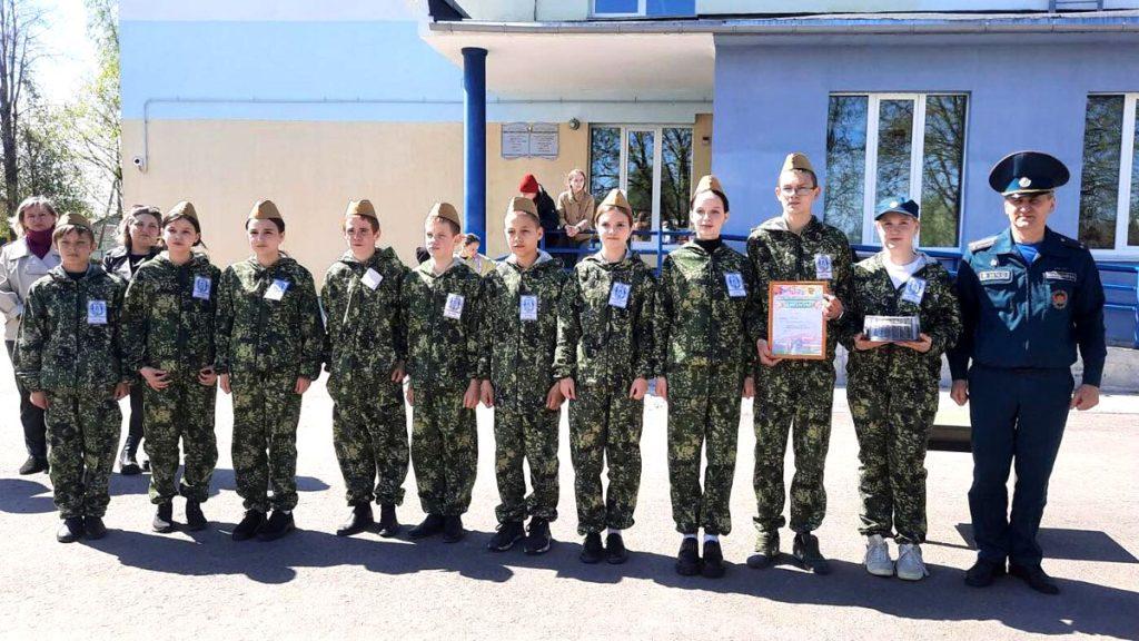 Районный слет юных спасателей-пожарных прошел в Климовичах