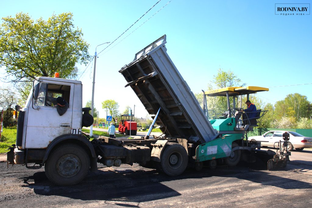 Как на Климовщине ведется ремонт дорог