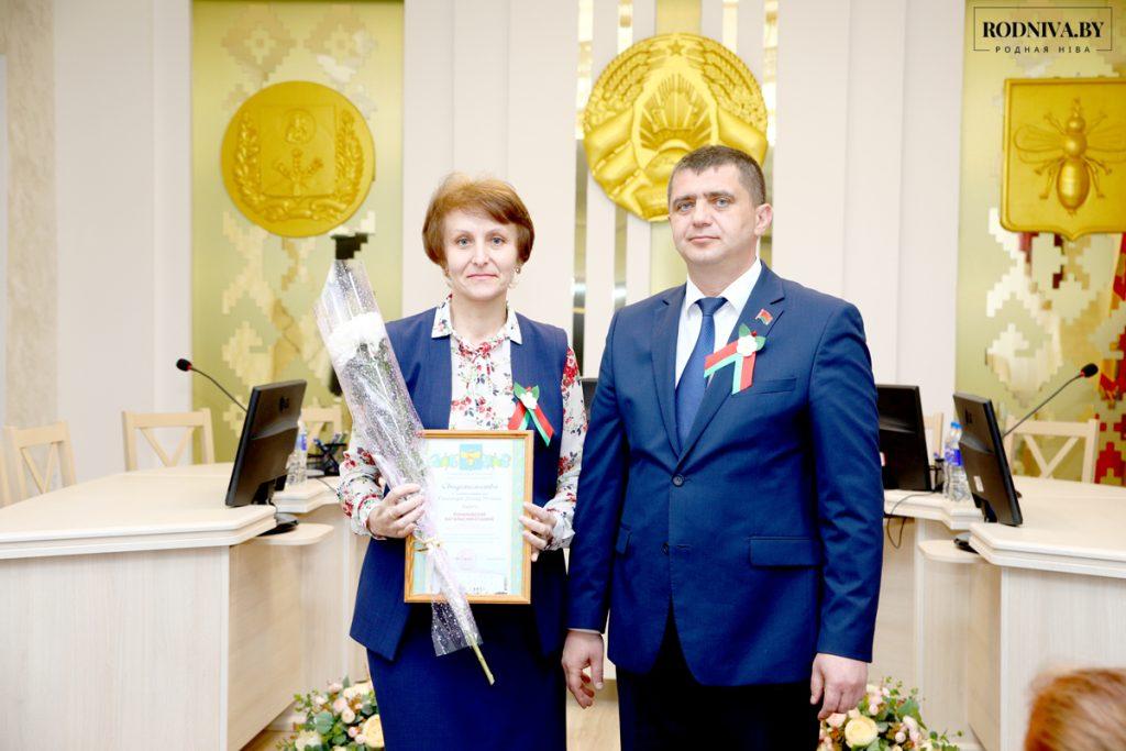 В Климовичах обновили районную Доску почета