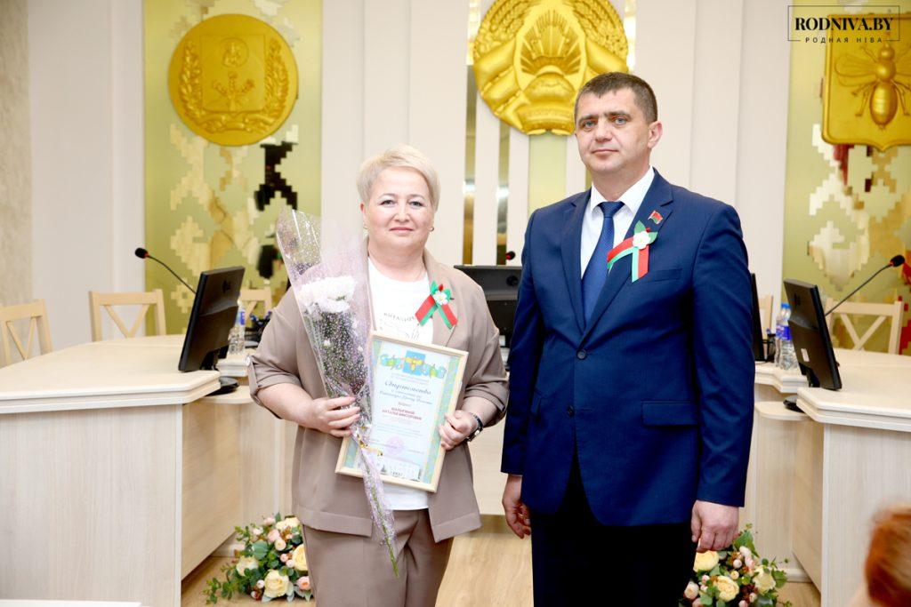 В Климовичах обновили районную Доску почета