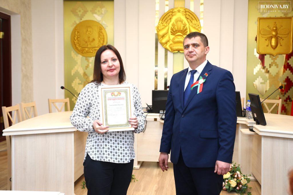 В Климовичах за успехи детей награды получили родители