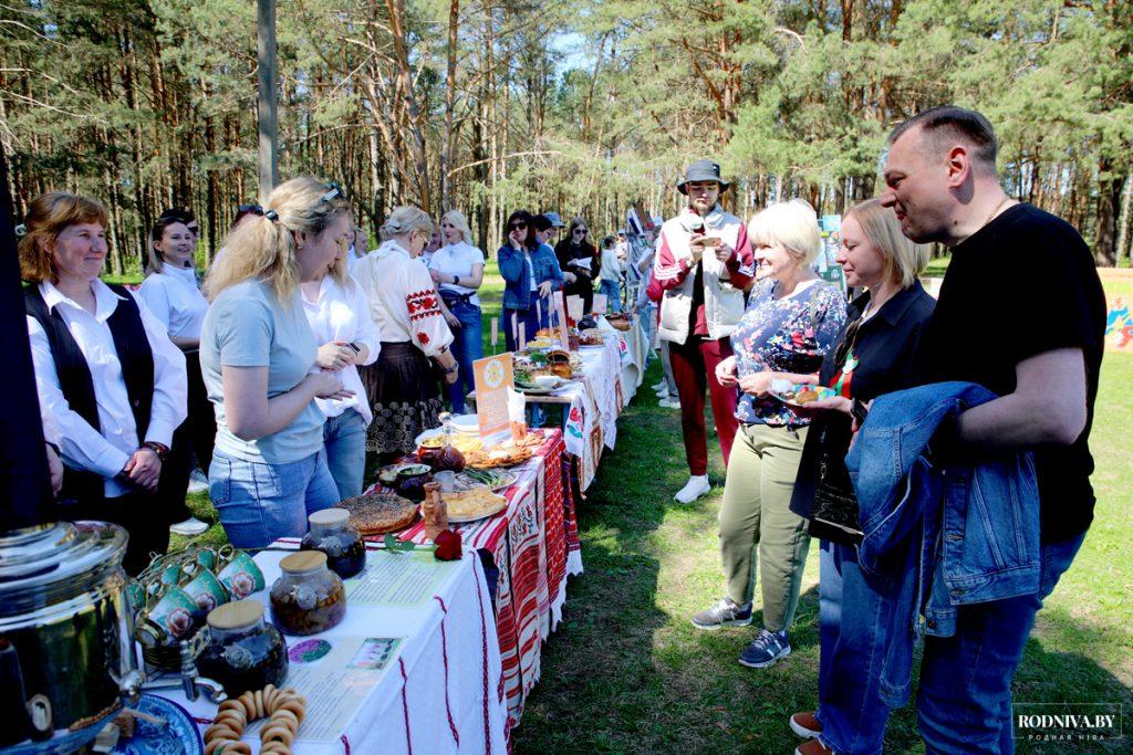 В городской роще в Климовичах проходит профсоюзная маёвка