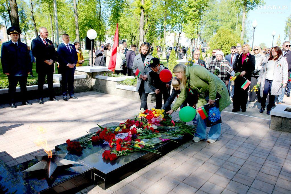 Климовчане празднуют 79-ю годовщину Победы советского народа в Великой Отечественной войне