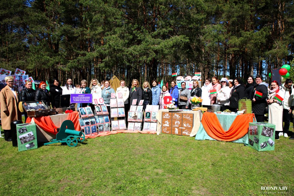 Торжества, посвященные Дню Победы, прошли в городской роще Климовичей