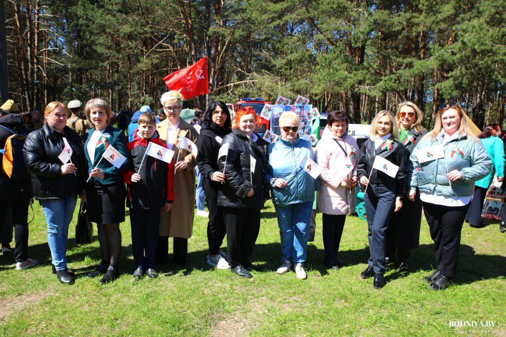 Торжества, посвященные Дню Победы, прошли в городской роще Климовичей