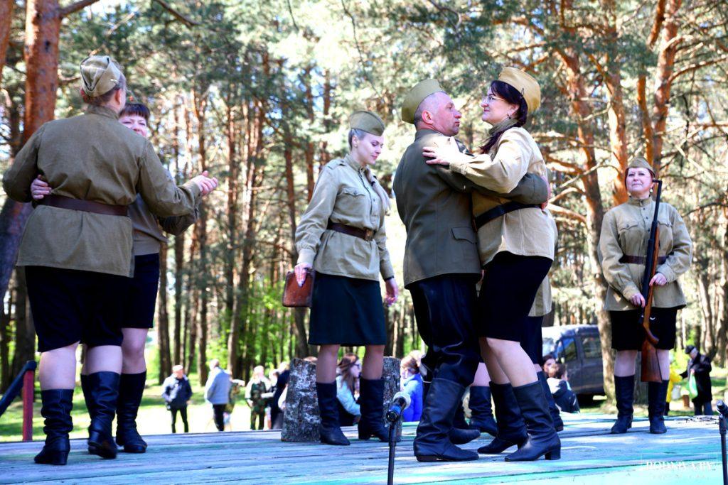 Торжества, посвященные Дню Победы, прошли в городской роще Климовичей