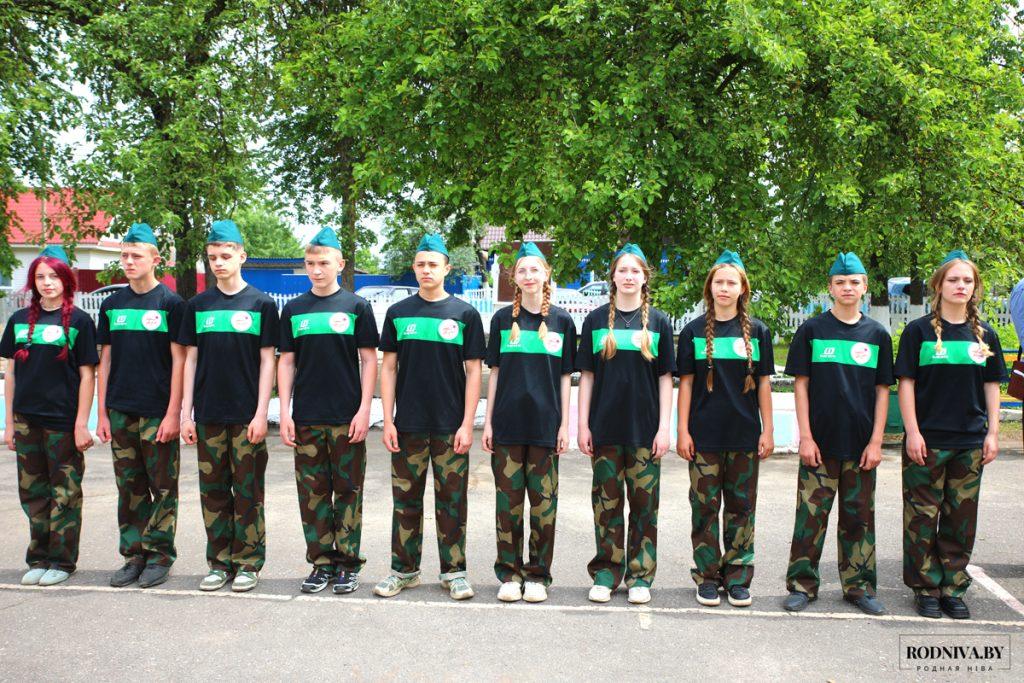 В Климовичах состоялся слет учащихся объединений по интересам военно-патриотического клуба «Золок»