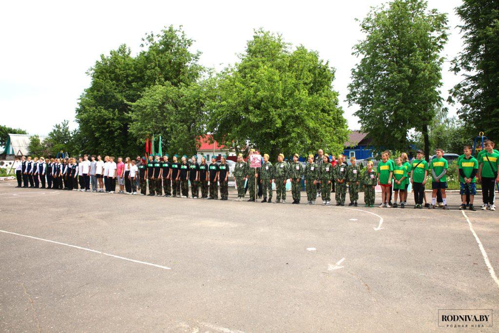 В Климовичах состоялся слет учащихся объединений по интересам военно-патриотического клуба «Золок»