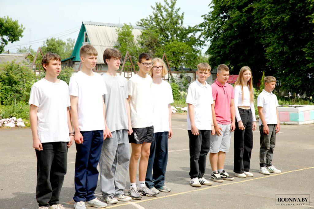 В Климовичах состоялся слет учащихся объединений по интересам военно-патриотического клуба «Золок»