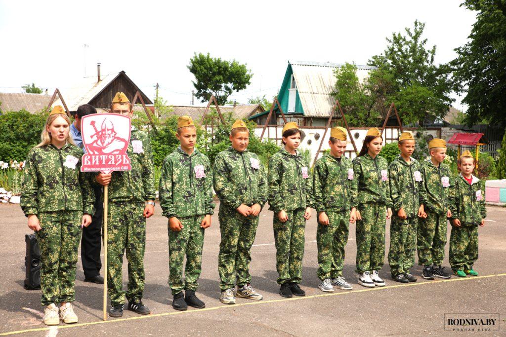 В Климовичах состоялся слет учащихся объединений по интересам военно-патриотического клуба «Золок»