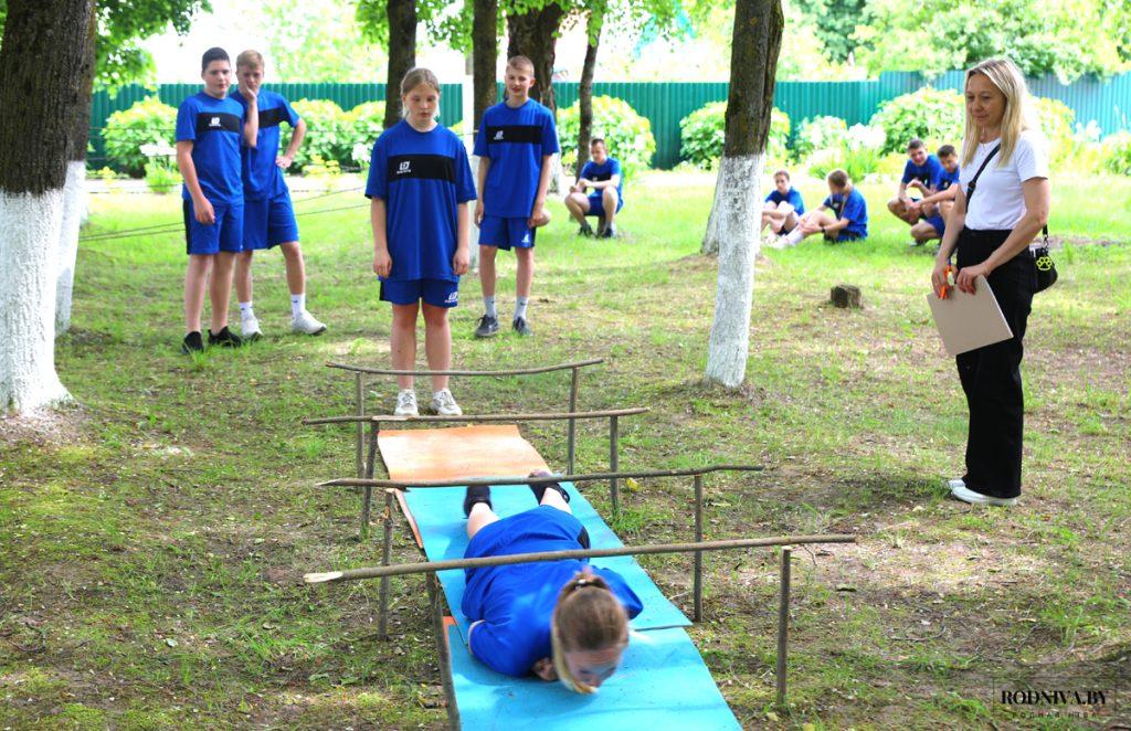 В Климовичах состоялся слет учащихся объединений по интересам военно-патриотического клуба «Золок»