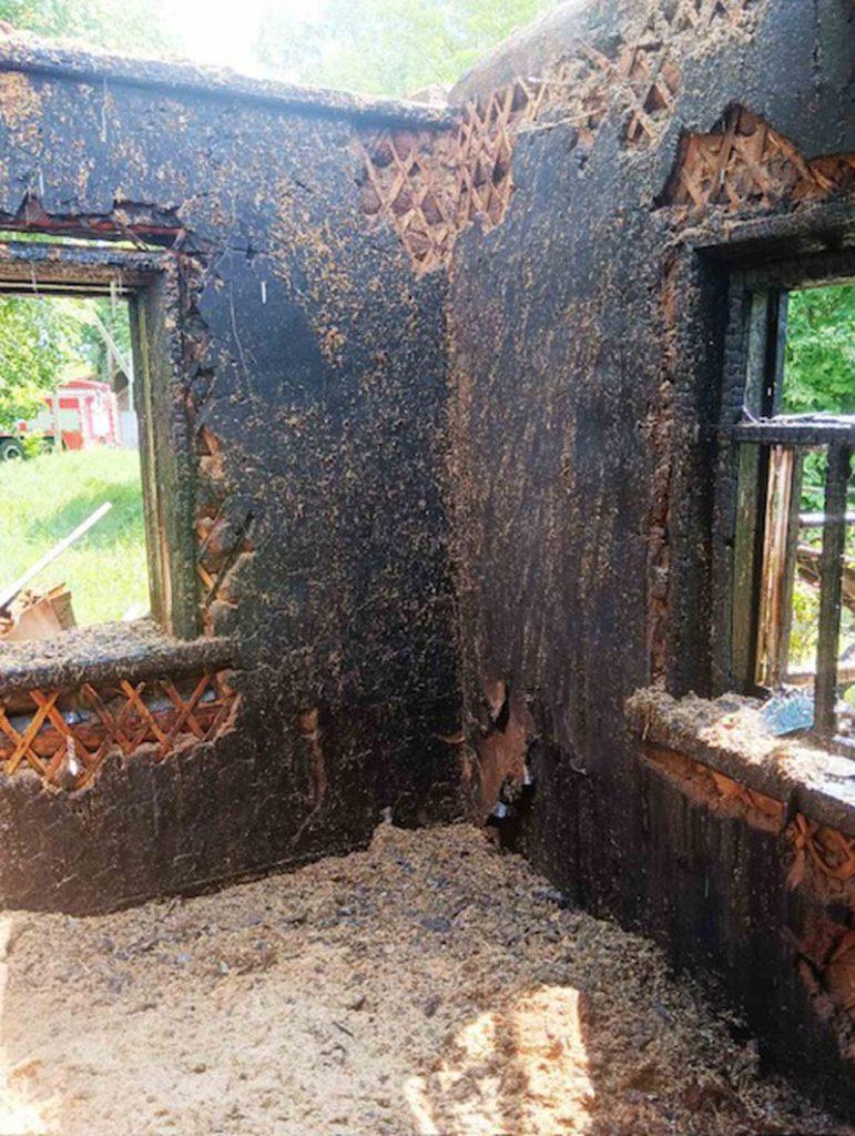 В Климовичском районе горел дом