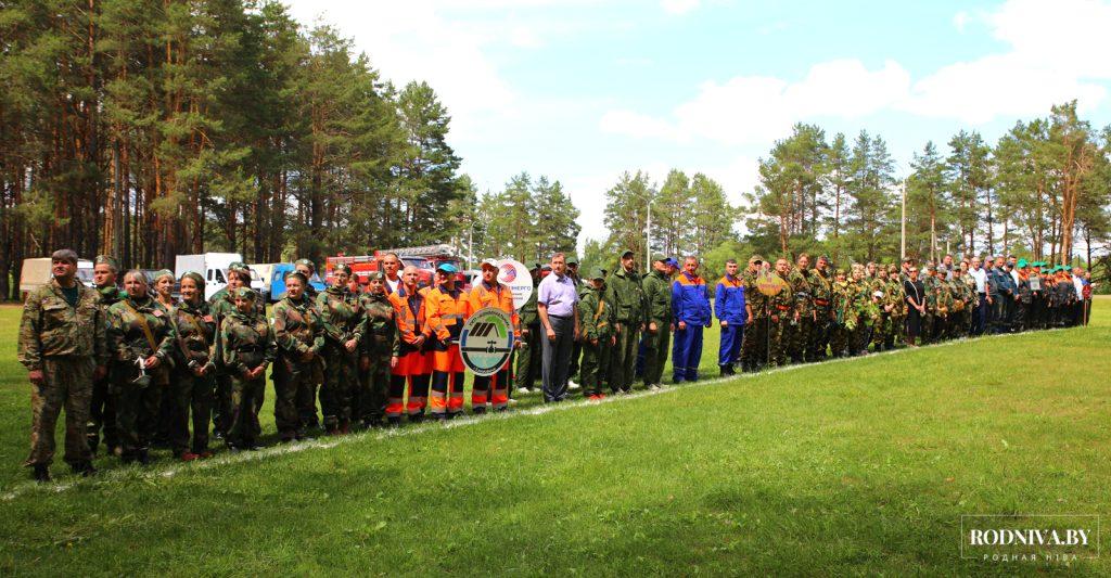На Климовщине соревновались формирования гражданской обороны