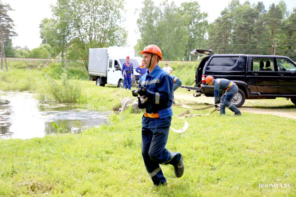 На Климовщине соревновались формирования гражданской обороны