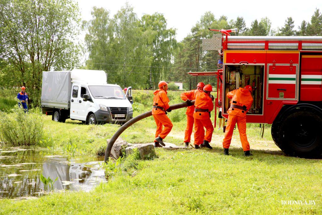 На Климовщине соревновались формирования гражданской обороны