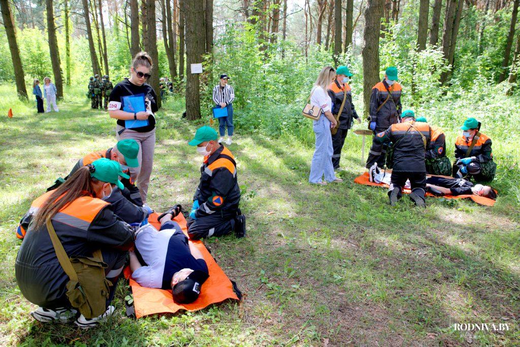 На Климовщине соревновались формирования гражданской обороны