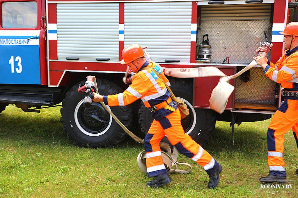 На Климовщине соревновались формирования гражданской обороны