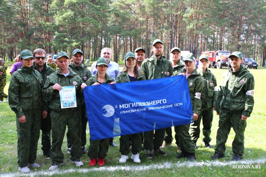 На Климовщине соревновались формирования гражданской обороны