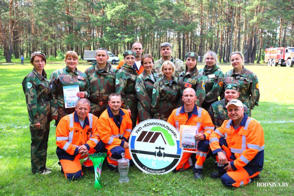 На Климовщине соревновались формирования гражданской обороны