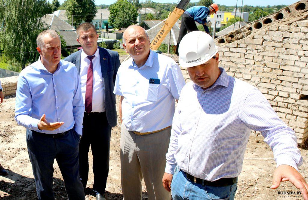 Председатель Могилевского облисполкома Анатолий Исаченко посетил с рабочей поездкой Климовщину